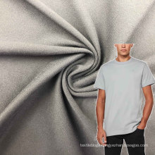 breathable elastic knitted spandex lightweight brushed poly fabric for men's jersey shirt